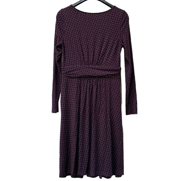 BODEN Abigail Jersey Leaf Print Dress 6 Petite - Picture 4 of 6